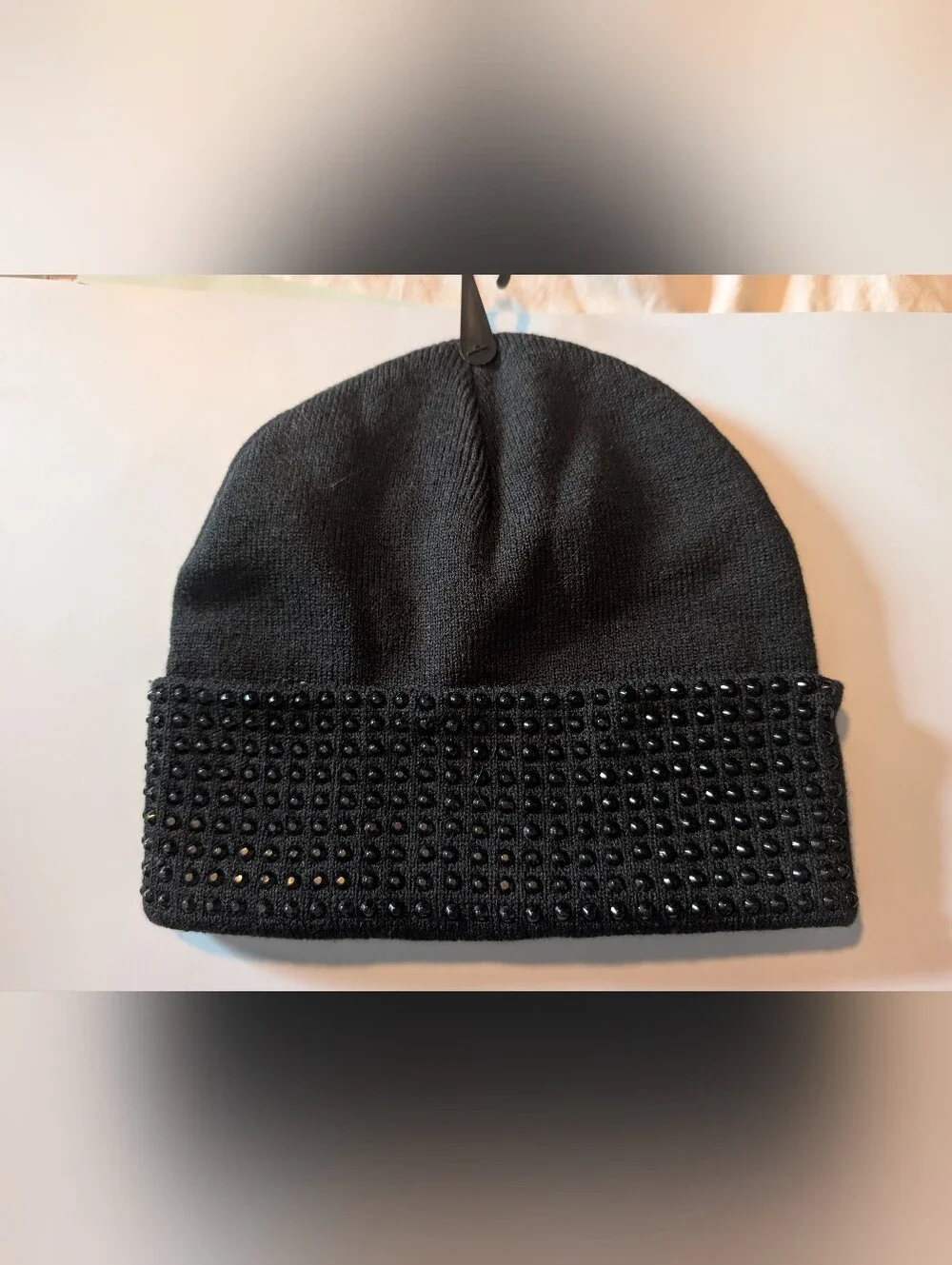 Kurt Geiger London crystal cuff beanie
